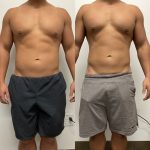 man's belly fats